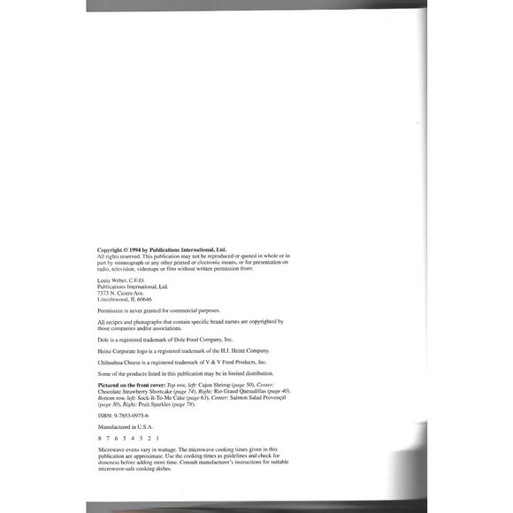 New Great American Brand Name Recipes Cookbook 1994 Publications International - Picture 3 of 4